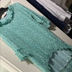 Ladies lace top and skirt